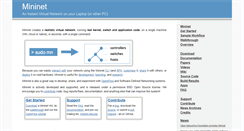 Desktop Screenshot of mininet.org