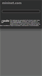 Mobile Screenshot of mininet.com