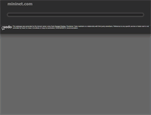Tablet Screenshot of mininet.com